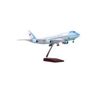 YRXIAO 47cm For B747 Air Force One 1/150 Scale Model Die-Cast Resin With Light Lights And Wheels For Decoration For Collection Gifts(No light)
