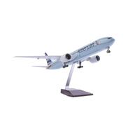 YRXIAO 47cm For B777 1:157 Scale Resin Aircraft Model Souvenir Gift Airplane Ornament Display For Collection Gifts(No light)