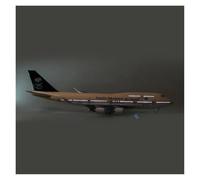 YRXIAO 47cm For Saudi Arabian 747 B747 Plane Model Resin Diecast 1 150 Scale Home Decoration Souvenir For Collection Gifts(With light)