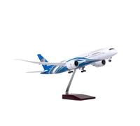 YRXIAO 47CM Resin 1/130 Scale For B787 Oman Model W Light And Wheel Diecast Plane Souvenir For Collection Gifts(No light)