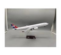YRXIAO 47CM Resin 1:135 Scale For A330 Yemenia Assembly Plane Decor Model Suitable For Office For Collection Gifts(With light)