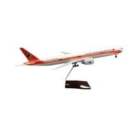 YRXIAO 47CM Resin 1/157 For B777-300 Airplane Model Light And Landing Gear Diecast Souvenir For Collection Gifts(No light)
