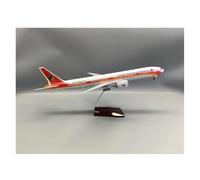 YRXIAO 47CM Resin 1/157 For B777-300 Airplane Model Light And Landing Gear Diecast Souvenir For Collection Gifts(With light)