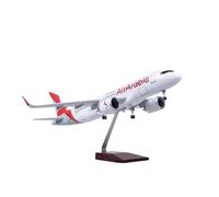 YRXIAO 47CM Resin 1/80 For 320NEO Arab Light Wheel Landing Gear Collection Plane Model Diecast For Collection Gifts(No light)