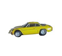 YRXIAO CADILLAC 1/18 For Alpine A110 1600S Coupe Vintage Car Alloy Model Nostalgic Ornament Collection Toy(Yellow)