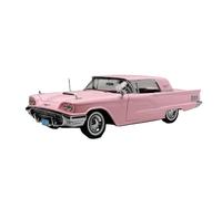 YRXIAO CADILLAC 1:18 For Ford Thunderbird Hard Top- Pink 1960 Alloy Car Model Collection Ornament Souvenir