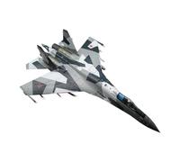 YRXIAO Diecast 1 100 For Su-35 Heavy-duty Air Control Fighter Painting Alloy Model Collectible For Collection Gifts