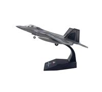 YRXIAO Diecast 1:100 Scale For F-22 Raptor Fighter Model Alloy Diecast Aircraft Metal Adult Souvenir For Collection Gifts