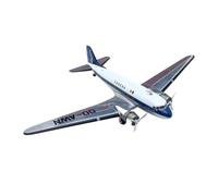 YRXIAO Diecast 1:200 For Douglas DC-3 OO-AWN Aircraft Alloy Small Scale Model Miniature Decorations For Collection Gifts
