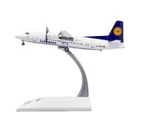 YRXIAO Diecast 1:200 For Lufthansa Fokker 50 D-AFFH Aircraft Alloy Model With Bracket Hobby Souvenir For Collection Gifts