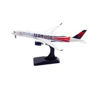 YRXIAO Diecast 1:400 Scale For Delta Lines A350-900 N521DN Aircraft Alloy Souvenir Collection For Collection Gifts