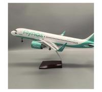 YRXIAO For 320 Flynas Saudi Nas A320neo 47cm Model Aircraft With Light Wheeled Landing Gear For Collected For Collection Gifts(With light)
