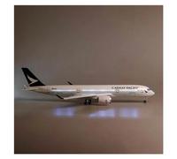 YRXIAO For A350 Cathay 1/142 Scale Model 47cm Metal Resin Aircraft With Lights And Tires Collector's For Collection Gifts(With light)