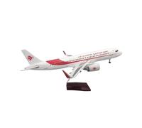 YRXIAO For Algerie Airlines A320 1:80 Scale Large Aircraft With Landing Gear Stand For Decoration Models For Collection Gifts(No light)