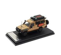 YRXIAO For Land Cruiser J70 LC78 Personnel Carrier Off-road Modified Version 1:64 Car Model(Yellow)