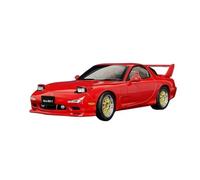 YRXIAO For Mazda RX-7 Scale Metal Ornaments Alloy Car Model 1:18 Die-cast Collectible Supercar Red(Red)