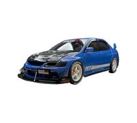 YRXIAO For Mitsubishi 9th Generation Super A 1:18 Evo9 Lancer Alloy Car Model Blue Ornaments