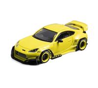 YRXIAO For Toyota GR86 PANDEM Yellow Alloy Car Model 1:64 Small Scale Collection Ornaments