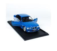 YRXIAO Replica Car 1:18 For BMW E36 M3 COUPÉ Blue 1996 Alloy Die-cast Metal Display Collection Decoration Hobby Model Car Decorative collection