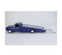 YRXIAO Replica Car 1:18 For Chevrolet C-30 Ramp Truck 1967 Car Trailer Model Alloy Ornaments Adult Collection Decorative collection