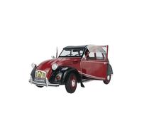 YRXIAO Replica Car 1:18 For Citroen 2 CV 6 Charleston 1982 Alloy Double Opening Retro Nostalgic Car Model Decorative collection