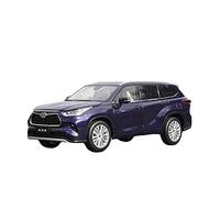 YRXIAO Replica Car 1 18 For Gac Toyotas Fourth-generation Highlander Metal Alloy Car Model As An Adult Decorative collection(Purple)