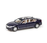 YRXIAO Replica Car 1 24 For BMW 760LI Alloy Die Casting Model Car Collection Display Child Toy Gift Decorative collection(Blue)
