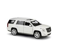 YRXIAO Replica Car 1 24 For Cadillac Escalade SUV Simulation Zinc Alloy Pull Back Car Model Adult Carnival Gift Decorative collection(White)