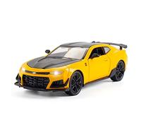 YRXIAO Replica Car 1 24 For Chevrolet Camaro Alloy Diecast Toy Model Car Collection Toys Children Gift Decorative collection(Yellow)