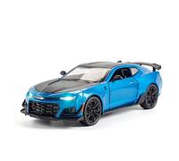 YRXIAO Replica Car 1 24 For Chevrolet Camaro Alloy Diecast Toy Model Car Collection Toys Children Gift Decorative collection(Blue)