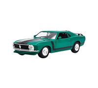 YRXIAO Replica Car 1 24 For Ford Mustang Boss Zinc Alloy Simulation Pull Back Car Model Adult Valentines Day Gift Decorative collection