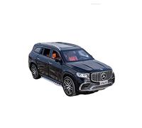 YRXIAO Replica Car 1 24 For Mercedes-Benz GLS63 Alloy Die Casting Model Car Collection Display Child Toy Gift Decorative collection(Black)