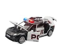 YRXIAO Replica Car 1 32 For Land Rover Police Car Alloy Die Casting Model Collection Display Child Toy Gift Decorative collection