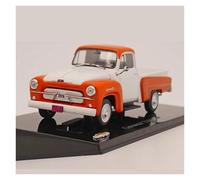 YRXIAO Replica Car 1/43 For Chevrolet 3100 Brasil 1959 Alloy Truck Model Car Static Display Collectible Toy Orange Decorative collection