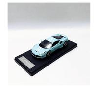 YRXIAO Replica Car 1/43 For Ferrari F8 Tributo Resin Model Car Classic Adult Souvenir Static Display Collection Decorative collection(Blue2)