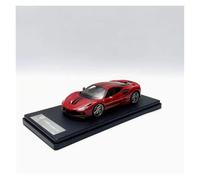 YRXIAO Replica Car 1/43 For Ferrari F8 Tributo Resin Model Car Classic Adult Souvenir Static Display Collection Decorative collection(Red)