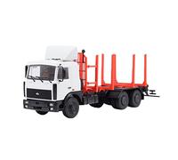 YRXIAO Replica Car 1 43 For Minsk Maz-6303 Belarus Large Timber Transporter Metal Engineering Vehicle Model Decorative collection