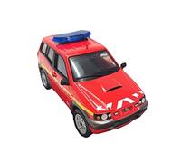 YRXIAO Replica Car 1 43 For Terrano 2004 Fire Truck Alloy Static Model Simulation Vehicles Adult Collection Display Decorative collection