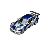 YRXIAO Replica Car 1:64 For BMW M3 GTR E46 Alloy Car Model Blue Home Hobby Collection Ornaments Decorative collection