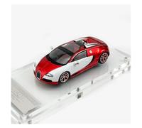 YRXIAO Replica Car 1:64 For Bugatti Veyron Super Sport Alloy Car Model Collection Ornaments Miniature Decoration Toy Decorative collection(Red)