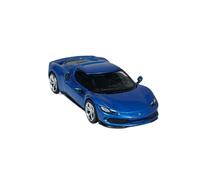YRXIAO Replica Car 1:64 For Ferrari 296 GTB Blue Corsa Alloy Grab Metal Ornaments Hobby Collection Display Decorative collection