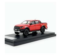 YRXIAO Replica Car 1:64 For Ford Ranger Raptor Pickup Truck Alloy Car Model Metal Toy Display Stand Ornaments Decorative collection(Red)