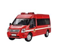 YRXIAO Replica Car 1 64 For Ford Transit Fire Truck Alloy Die Casting Model Car Collection Toy Children Gift Decorative collection
