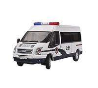 YRXIAO Replica Car 1 64 For Ford Transit Police Car Alloy Die Casting Model Collection Toy Children Gift Decorative collection