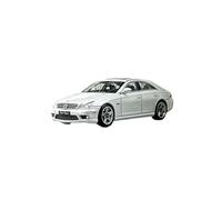 YRXIAO Replica Car 1:64 For Mercedes-Benz CLS 63 AMG 1st Generation MK1 C219 Collectible Ornaments Silver Alloy Car Model Decorative collection(White)