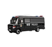 YRXIAO Replica Car 1 64 For Mercedes-Benz Police Car Alloy Die-casting Model Collection Toy Children's Gift Decorative collection