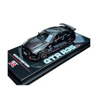 YRXIAO Replica Car 1:64 For Nissan GT-R R35 NISMO Black Alloy Car Model Adult Collection Decoration Decorative collection