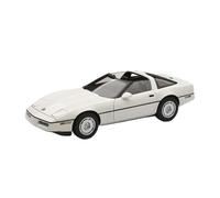 YRXIAO Replica Super Car 1:18 For Chevrolet Corvette C4 1986 Alloy Car Model Suitable For Adult Metal Ornaments Collection gift or decorative collection(White)