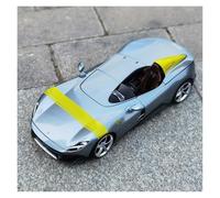 YRXIAO Replica Super Car 1:18 For Ferrari MONZA SP1 Fine Version Alloy Sports Car Model Adult Collection Large Ornaments Red gift or decorative collection(Blue)