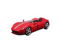YRXIAO Replica Super Car 1:18 For Ferrari MONZA SP1 Fine Version Alloy Sports Car Model Adult Collection Large Ornaments Red gift or decorative collection(Red)